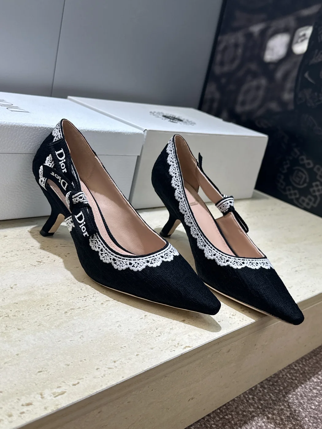 Dior Heels Black product view 4