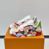 Louis Vuitton Men Multicolor Leather Sneakers product view 2