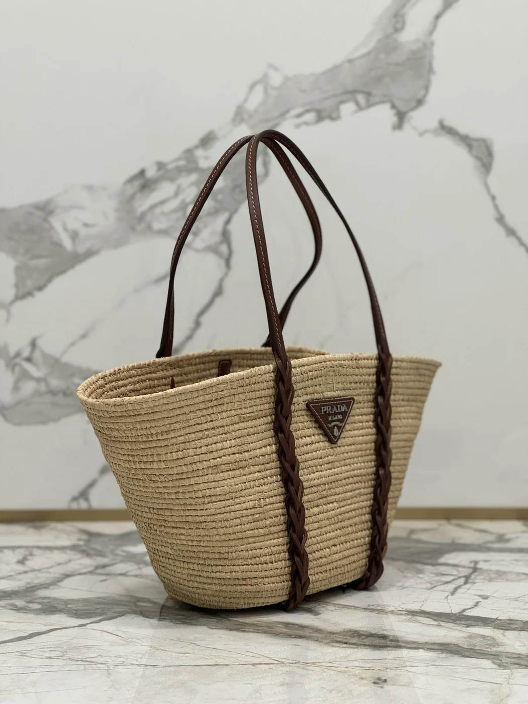 Prada Braided Handle Basket Bag product view 4