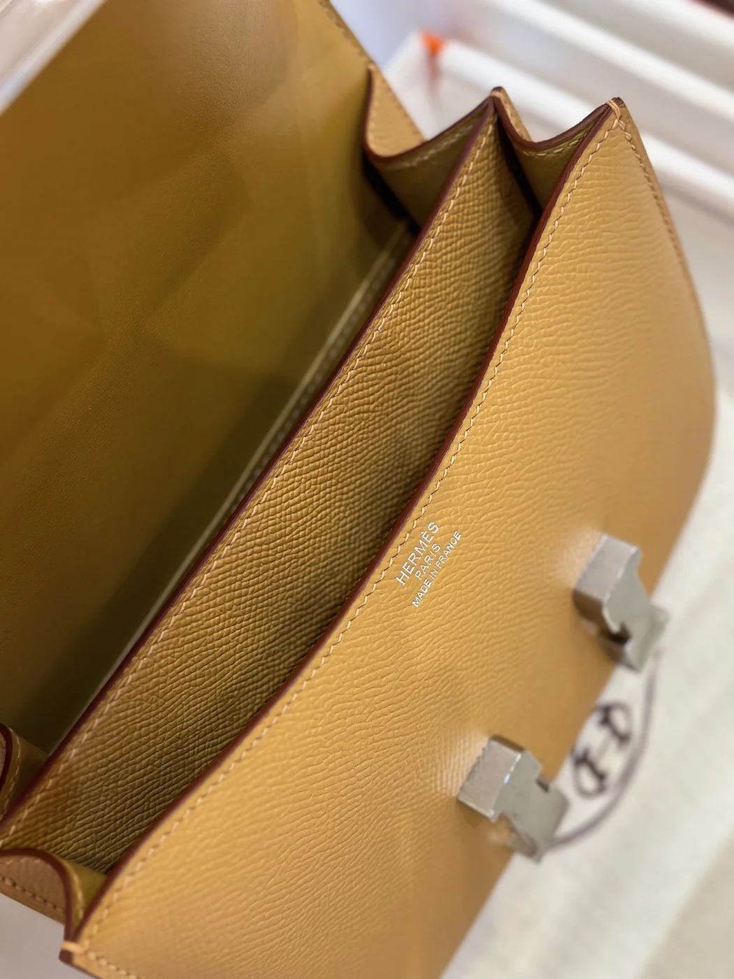 Hermès Constance 19 Brown Epson Leather Palladium Hardware Bag product view 3