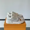 Louis Vuitton Men White Mesh And Leather Sneakers product view 1