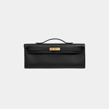 Hermès Kelly Clutch Black product view 1