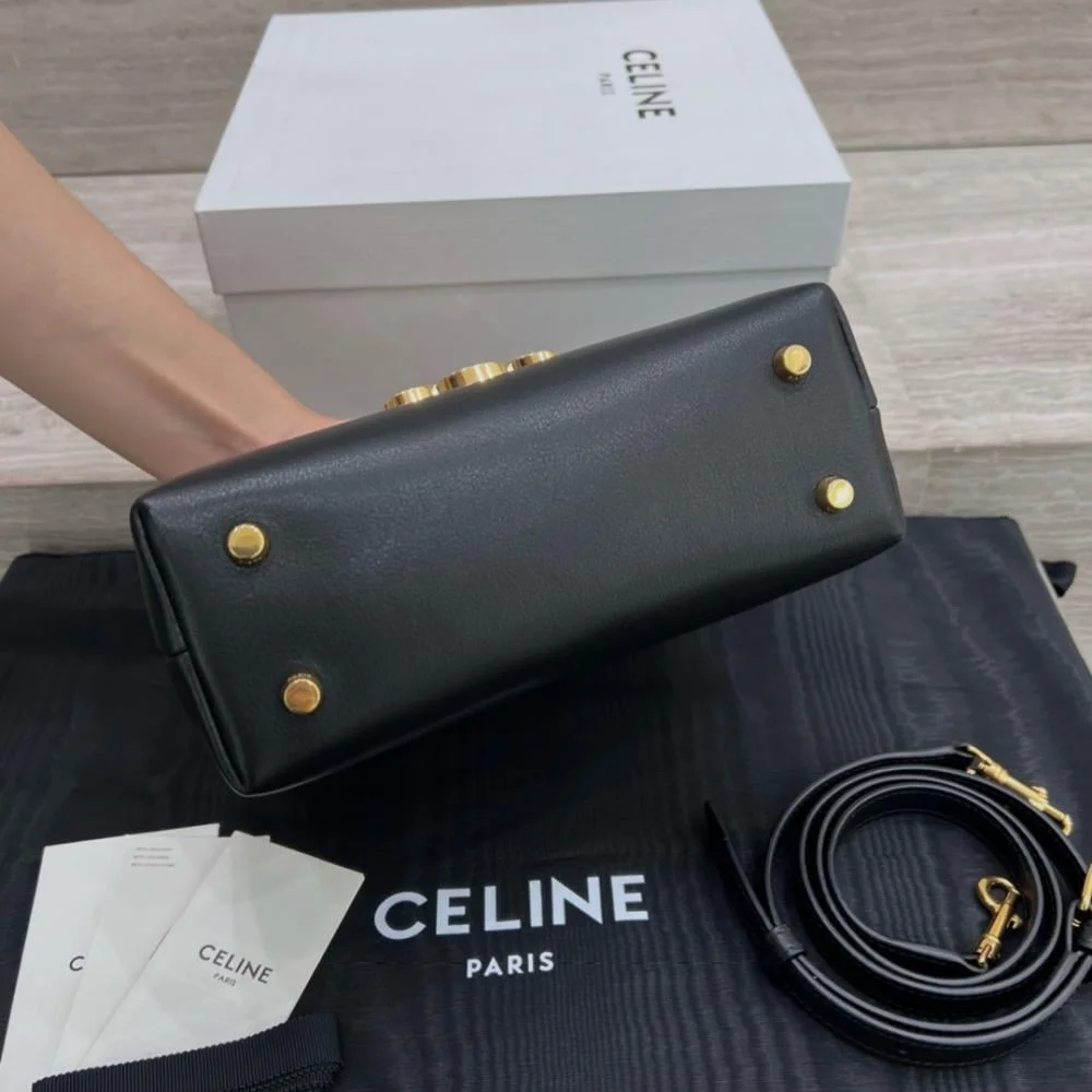 Celine Teen Nino Bag in Black product view 5