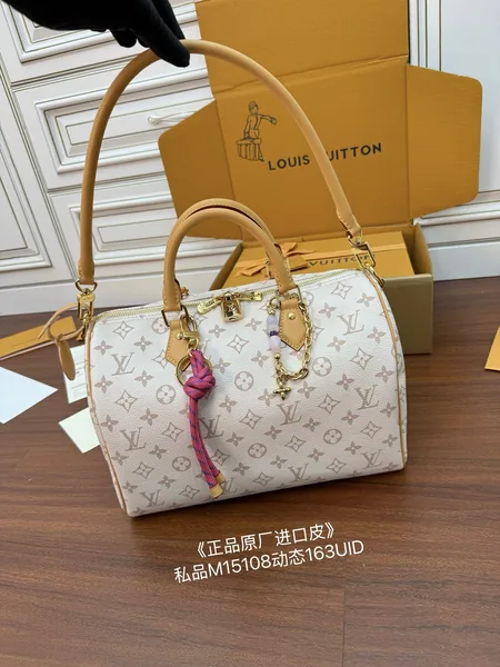 Louis Vuitton Speedy Soft 30 Lucky bag in Monogram Dune canvas product view 2