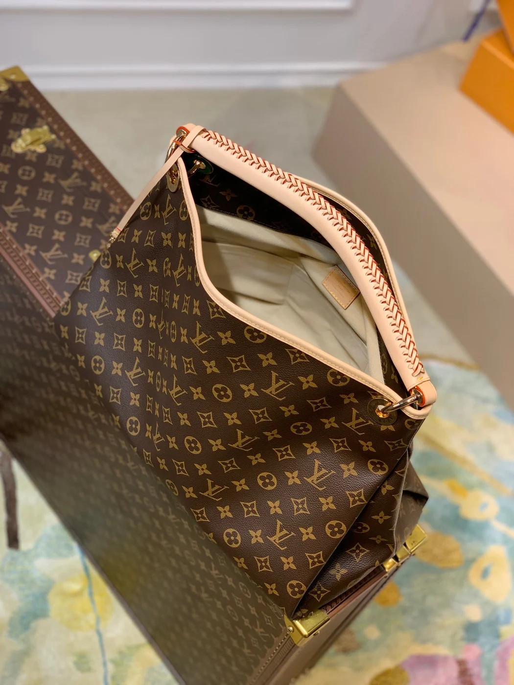 Louis Vuitton Monogram Delightful MM Pivoine 187884 Bag product view 3