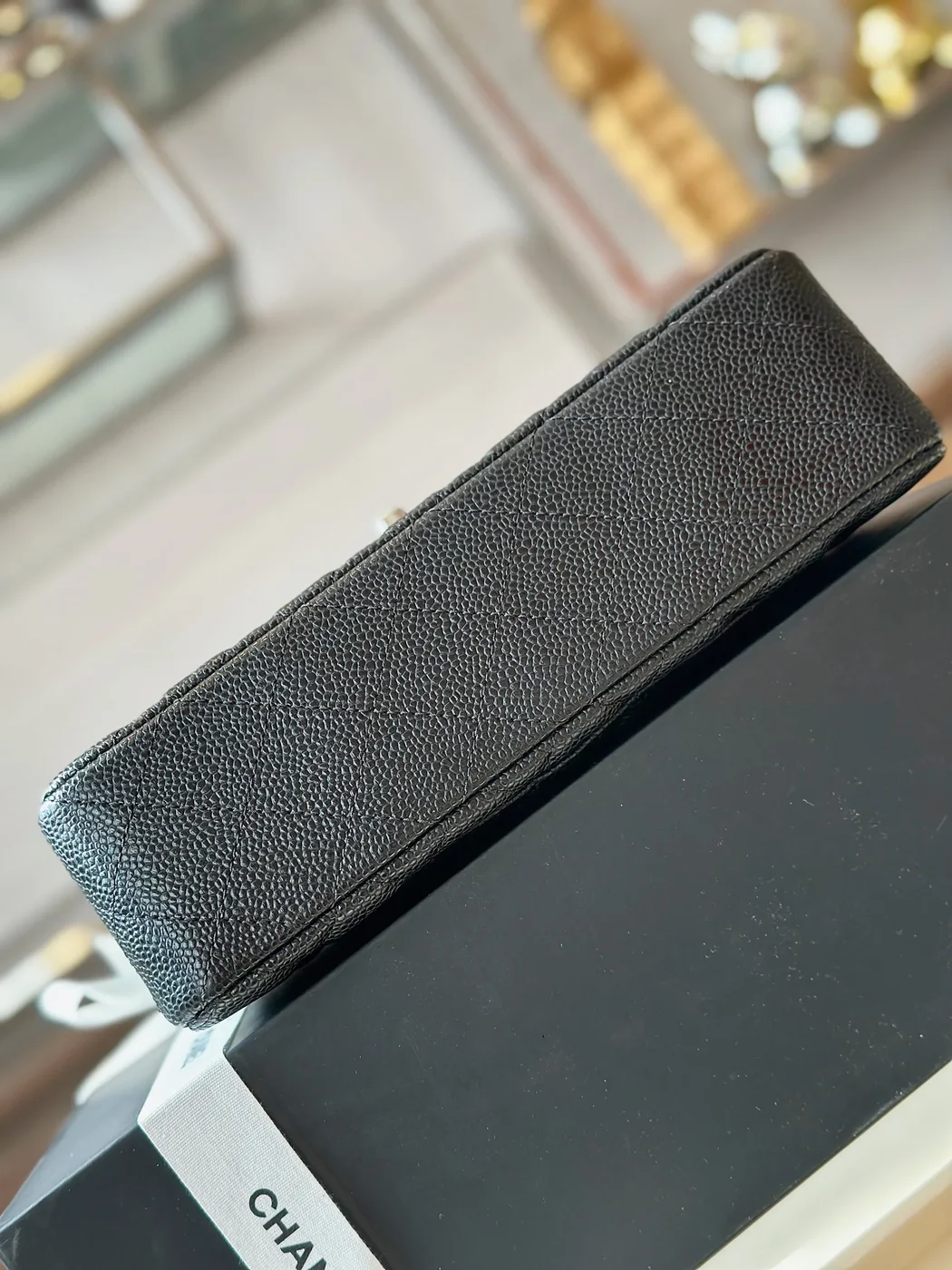 Chanel Classic Flap Small Black Silver Hardware 23 cm Bag product view 5