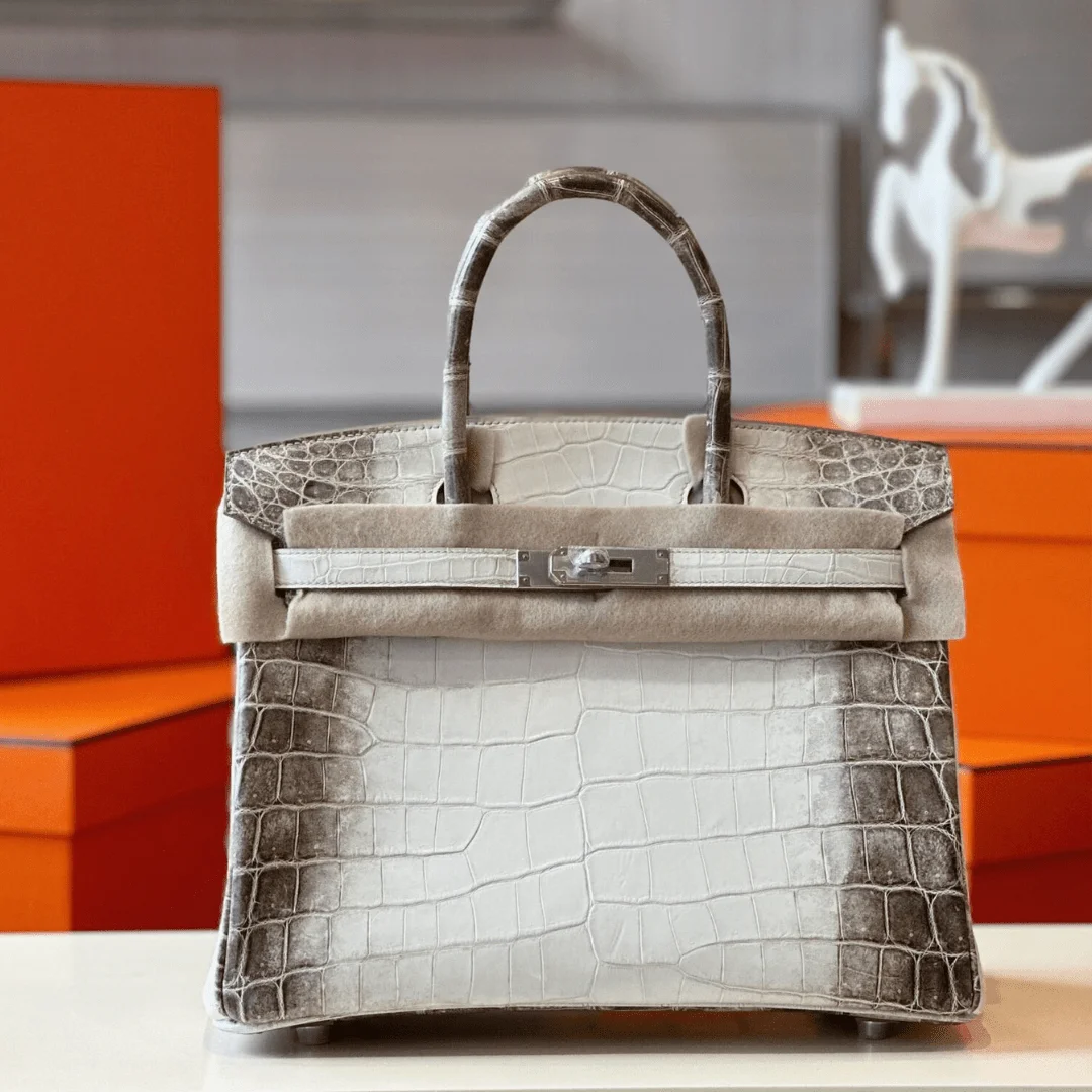 Hermès Birkin 30 Himalaya Albino Crocodile Leather Bag product view 1