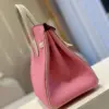 Hermès Birkin 25 Pink/Beige Customize Palladium Hardware Bag product view 3