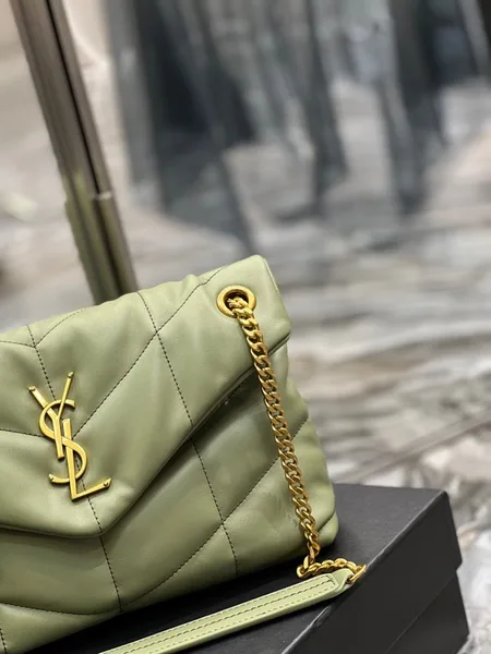 Saint Laurent loulou puffer toy quilted leather shoulder bag product view 4