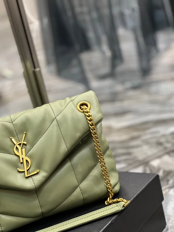 Saint Laurent loulou puffer toy quilted leather shoulder bag product view 4