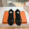 Hermès Women Black Suede Mesh Sneakers product view 1