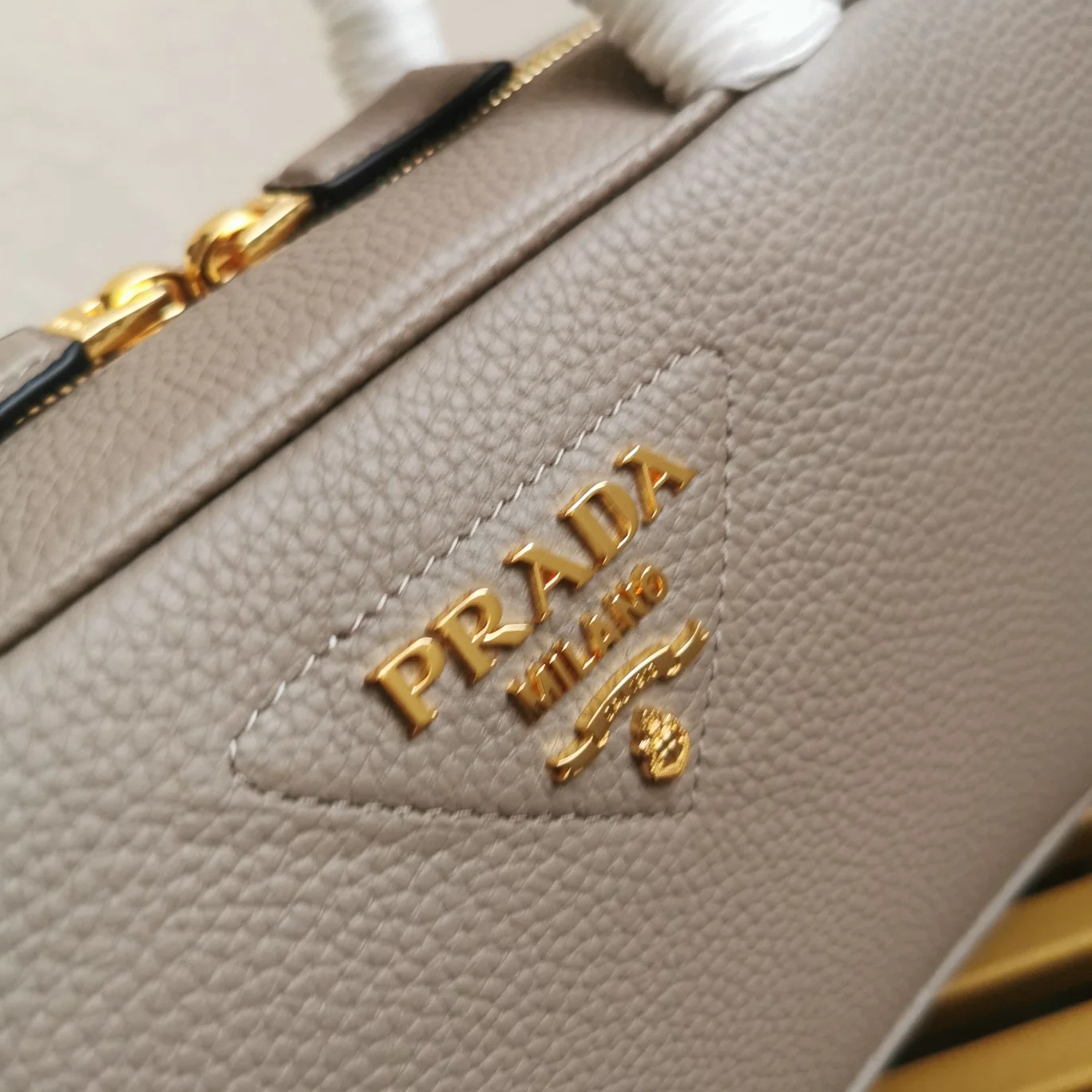 Prada Medium Leather Top-Handle Bag product view 4
