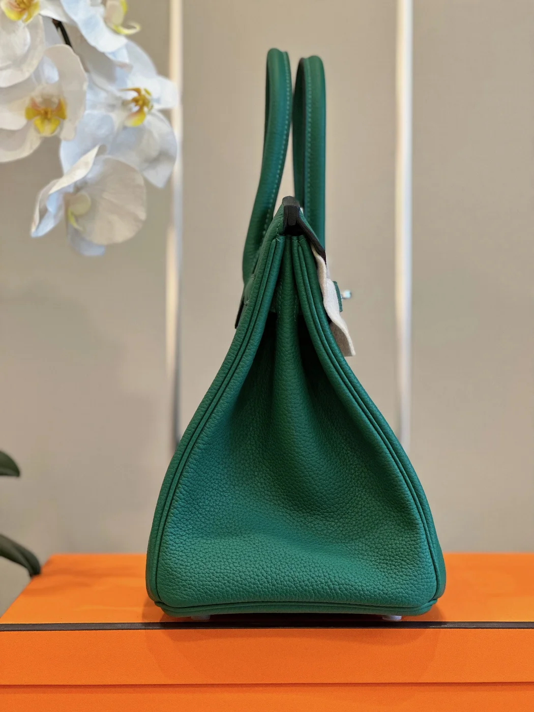 Hermès Birkin 30 Dark Green Palladium Hardware Bag product view 5