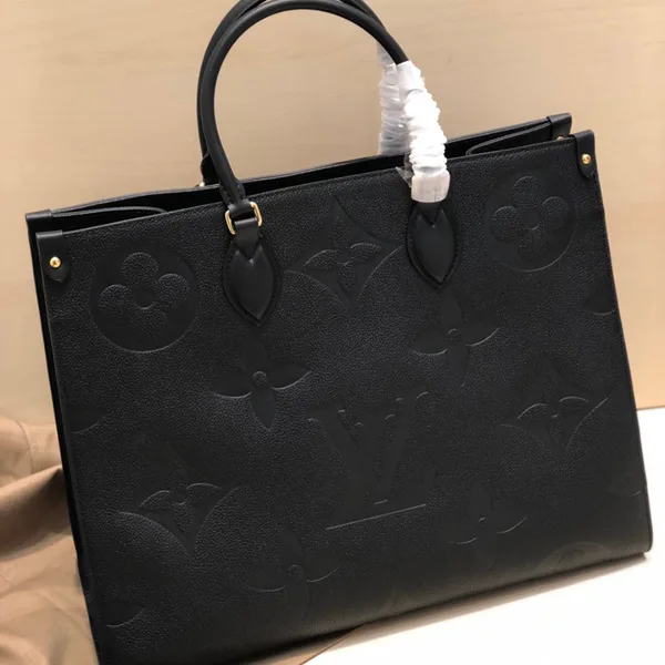 Louis Vuitton On The Go PM Tote Bag Black Handbags 35 cm product photo