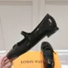 Louis Vuitton Women Black Patent Leather Mary Jane Loafers product view 6