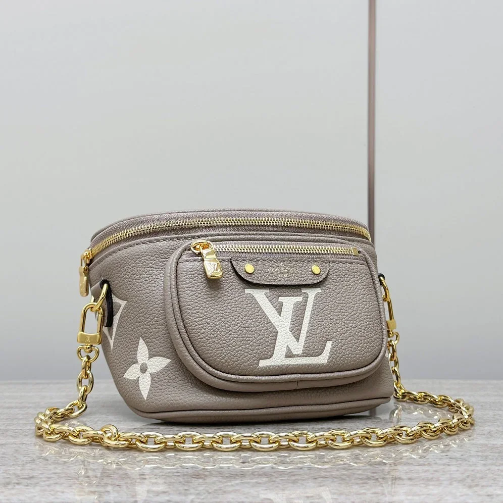 Louis Vuitton Mini Bumbag — Taupe and Cream Monogram product view 1