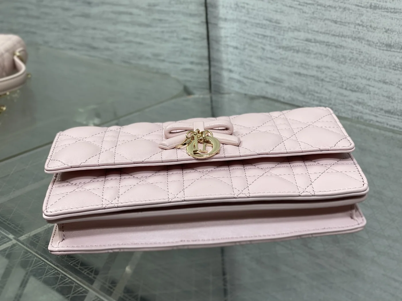 Dior My Dior Bag in Pink Cannage lambskin product view 5