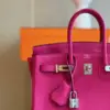 Hermès Birkin 25 Pink Togo leather Palladium Hardware Bag product view 3