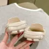 Louis Vuitton Women White Leather Mules product view 2