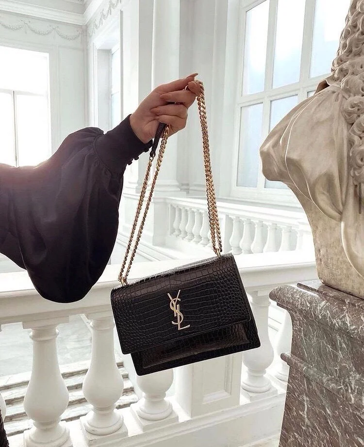 Saint Laurent Yves Saint Laurent Medium Sunset Bag (Available in all Colours) product view 5
