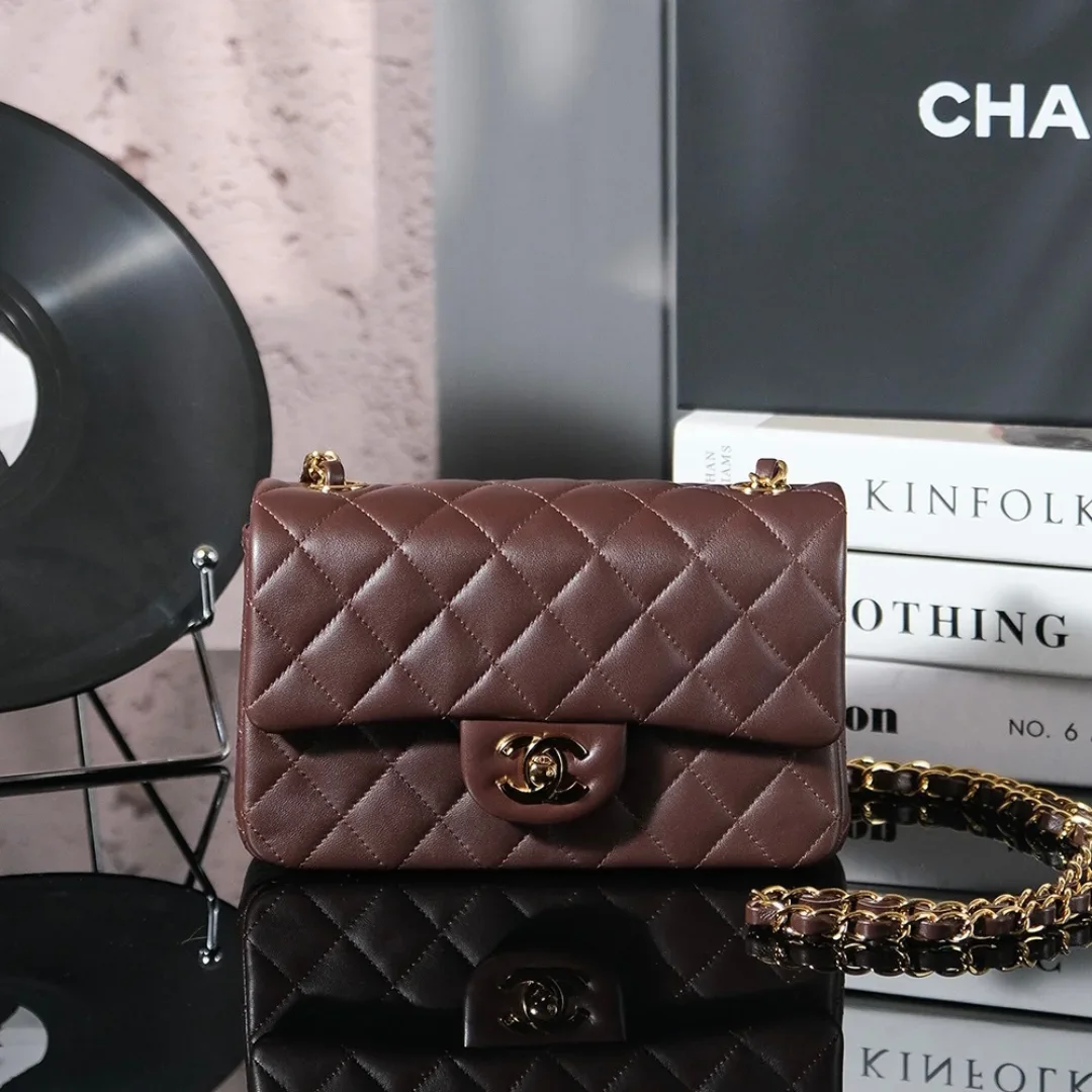 Chanel classic Maroon Color with gold hardware Bag