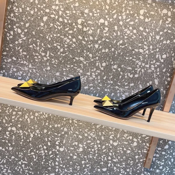 Valentino Women Black Patent Leather Flats product view 5