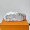 Louis Vuitton Men White Leather Sneakers product view 6