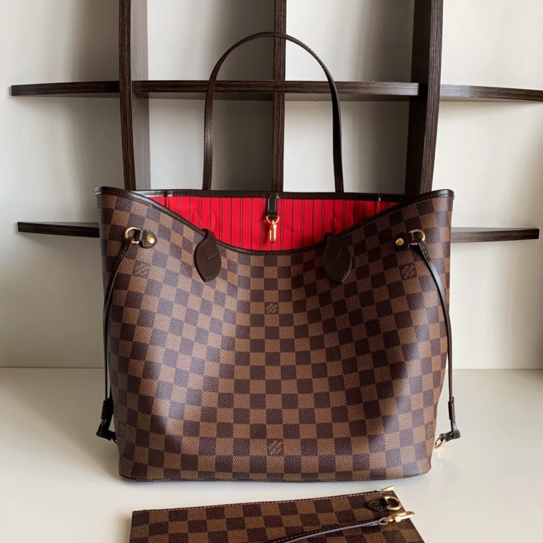 Louis Vuitton Neverfull Checkered Pattern Handbags 32x29x17cm product view 1