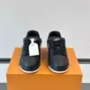 Louis Vuitton Men Black Leather Sneakers product view 2