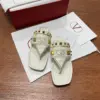 Valentino Women White Leather Studded Sandals product view 6