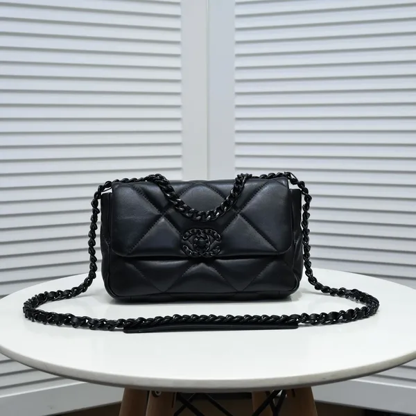 Chanel 19 Flap Bag 26 cm All Black product view 1