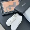 Chanel Women White Canvas Sneakers product view 5