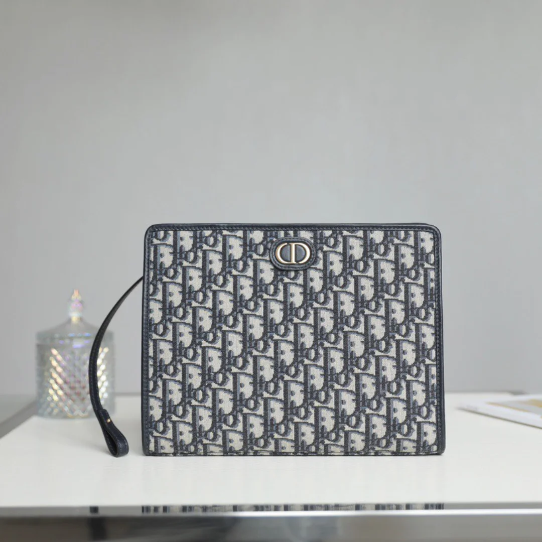 Dior Clutch  30 Montaigne Pouch Canvas Siêu Cấp 26 cm product view 1