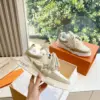 Louis Vuitton Women Beige Mesh Leather Sneakers product view 1