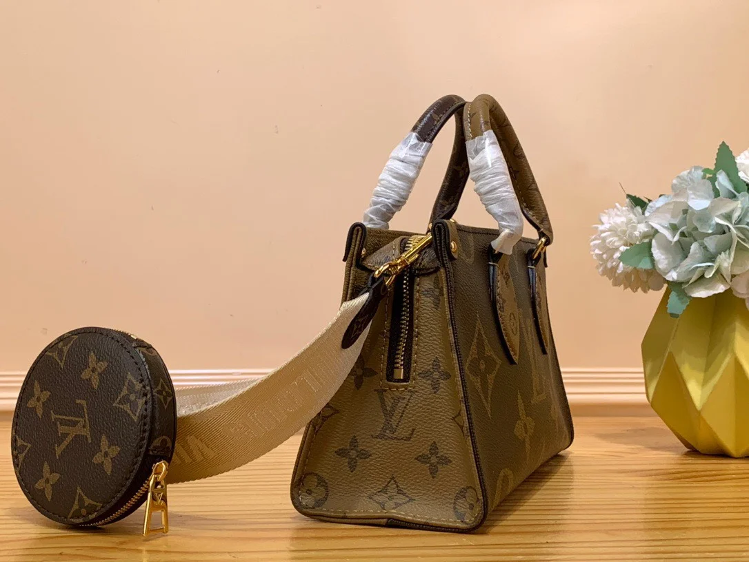 Louis Vuitton On The Go Mini Handbags Mono Pattern 25x13x10cm product view 3