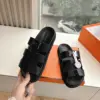 Hermès Women Black Leather Sandals product view 6