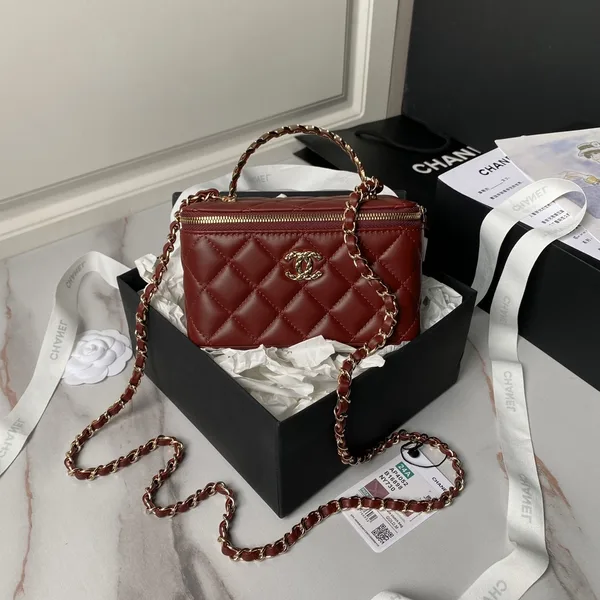 Chanel 22B Small Flap Bag Gem Chain Dust Pink product view 1