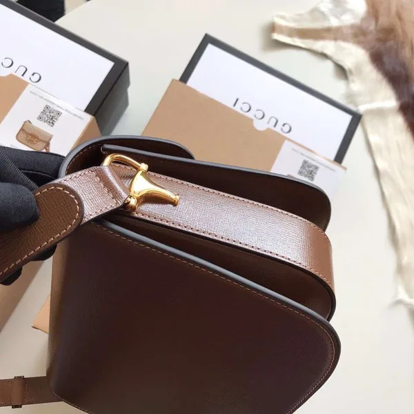 Gucci 1955 Horsebit Bag Women’s Brown Smooth Leather 25 cm product view 6