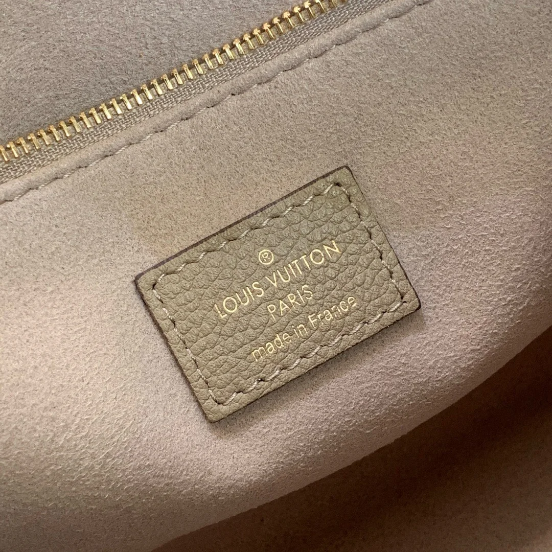 Louis Vuitton Onthego Woman’s Grey Cowhide Leather Handbags 25 cm product view 9