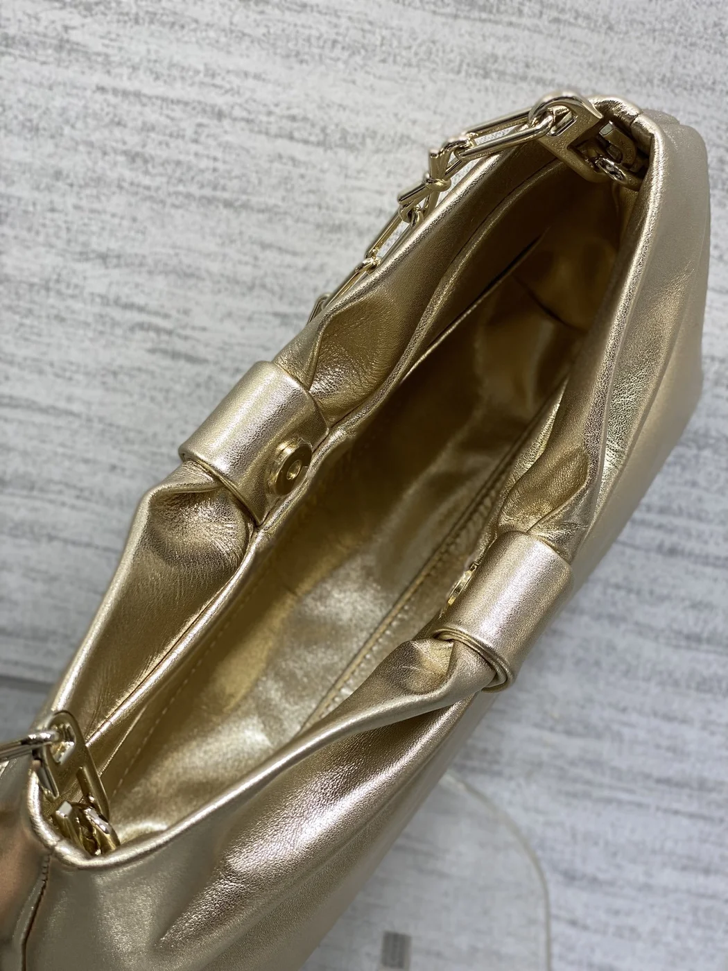 Dior Bow Bag Gold Lambskin product view 2