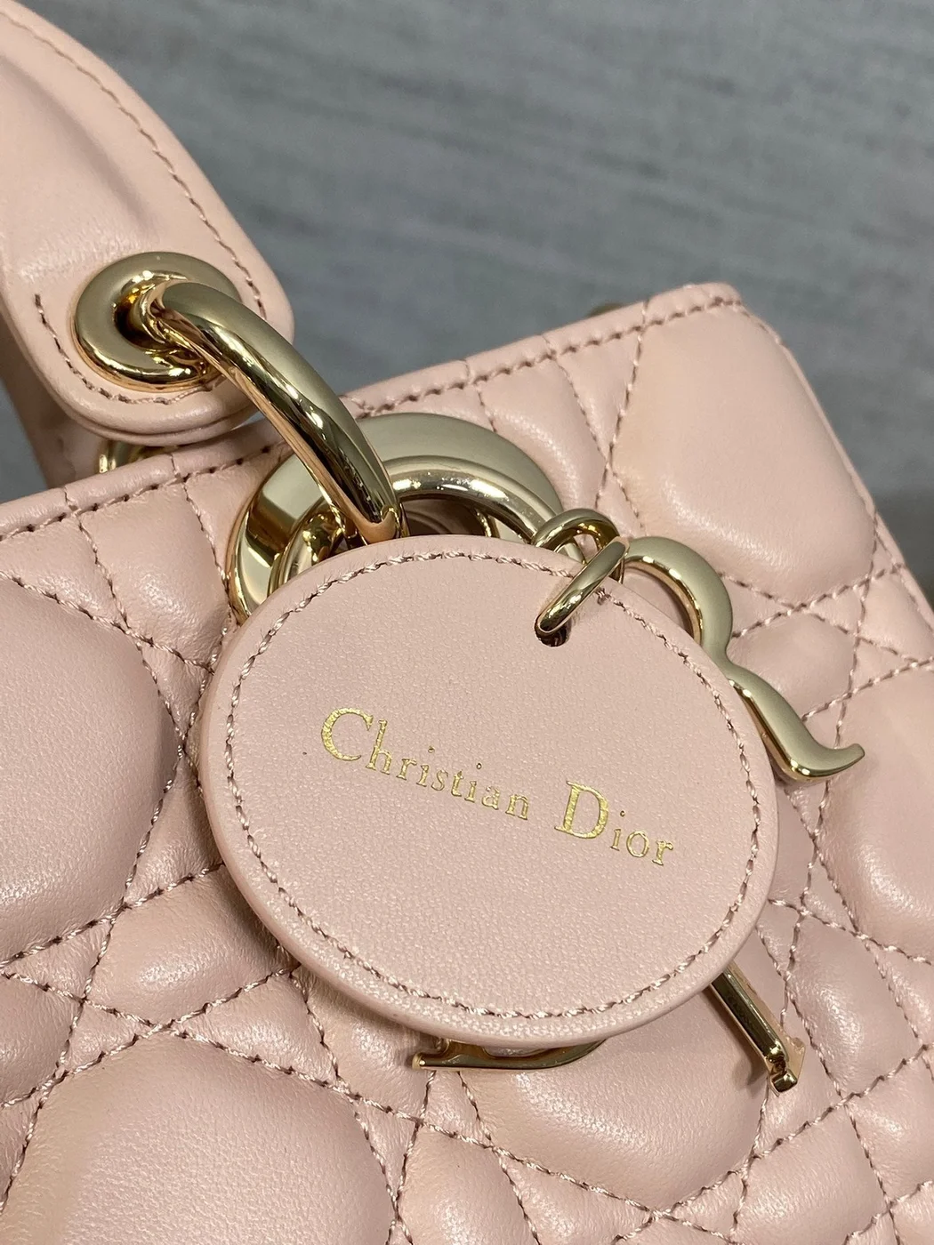 Dior Micro Lady D-Joy 19 In Black Calfskin Gold Hardware Bag product view 3