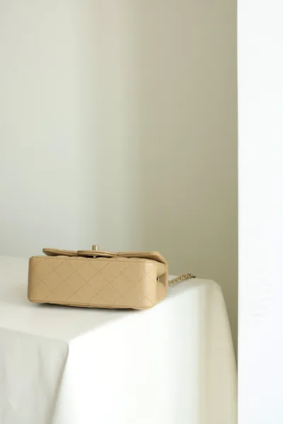 Chanel Classic Handbag Flap Mini Woman’s Beige 20 cm product view 2