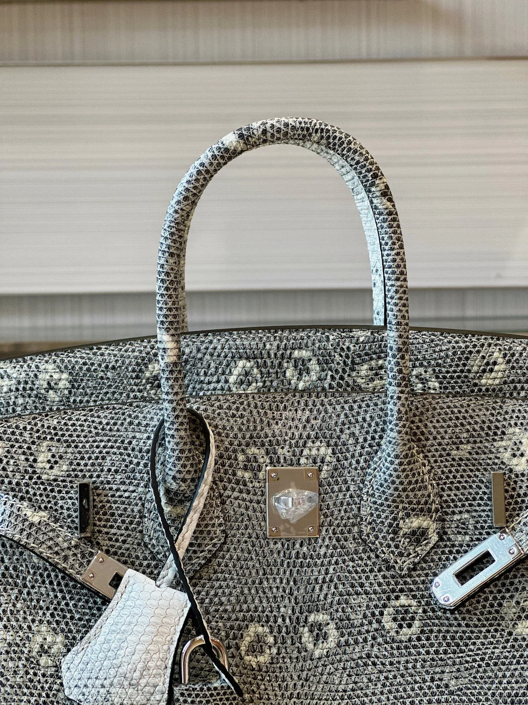 Hermès Brikin 25 Omber Lizard leather Gold Hardware Bag product view 5