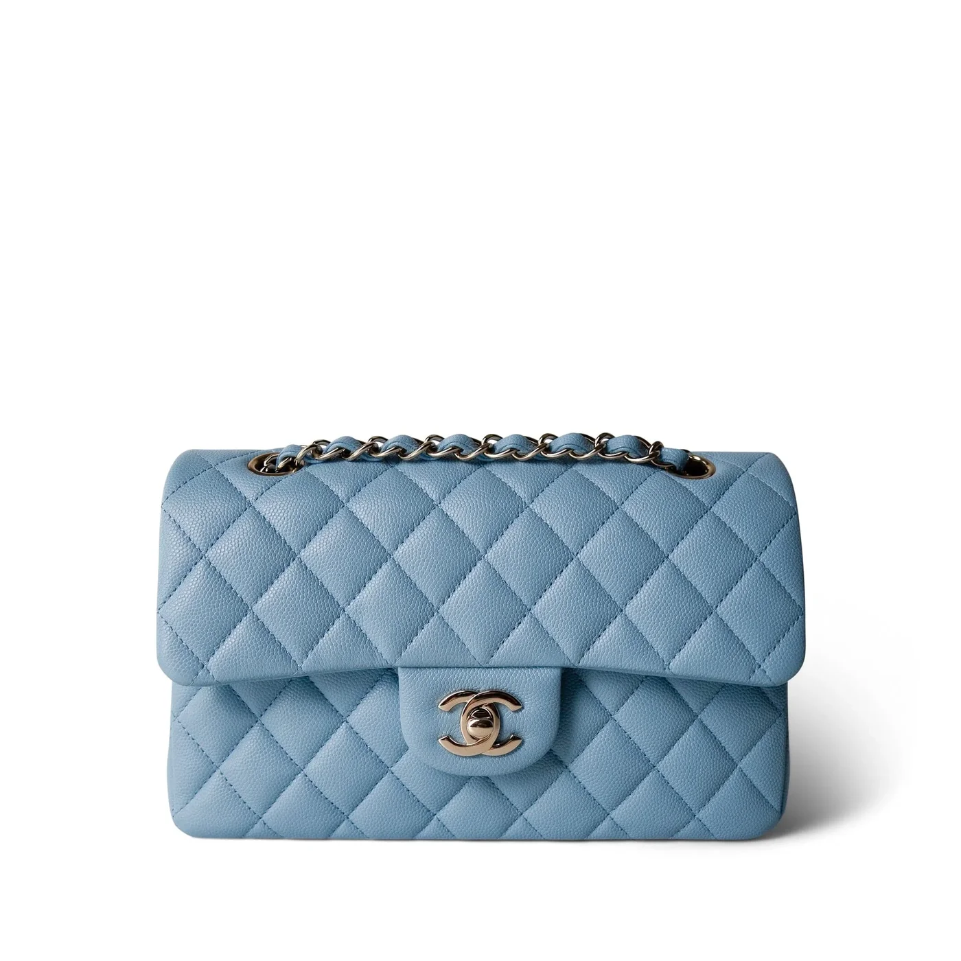Chanel Classic Flap 25 Medium Light Blue Bag product view 1