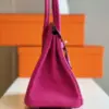 Hermès Birkin 25 Pink Togo leather Palladium Hardware Bag product view 6