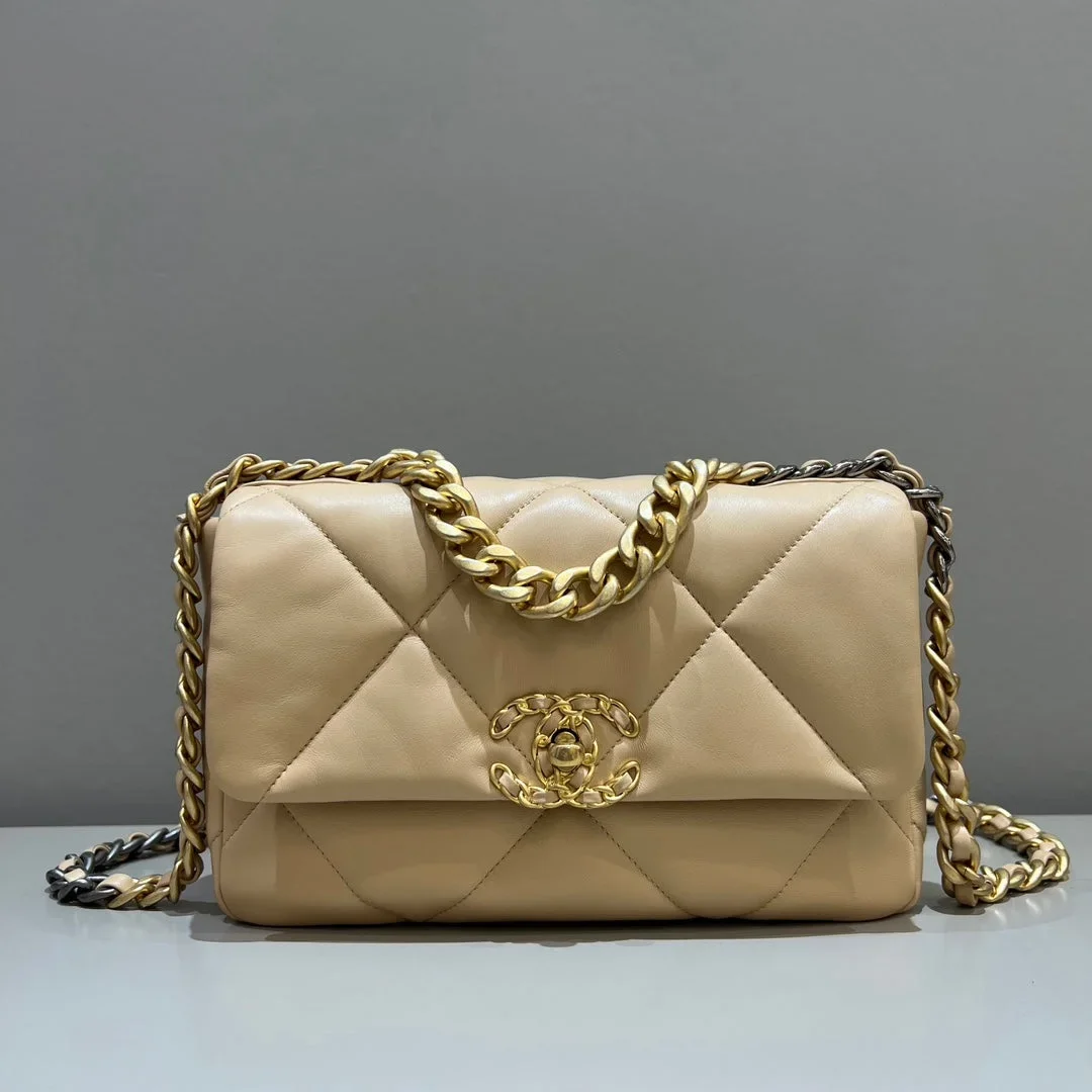Chanel 19 Bag Small Beige product view 1