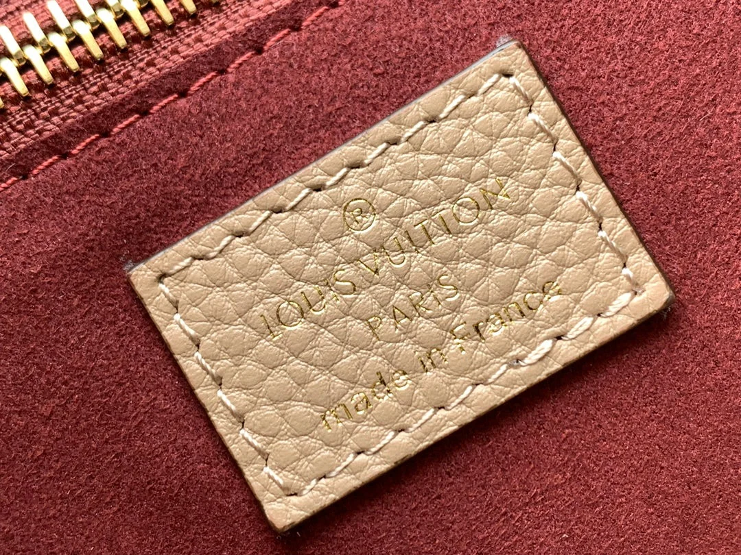 Louis Vuitton Neverfull MM 32 Beige Monogram Empreinte Leather Bag product view 6