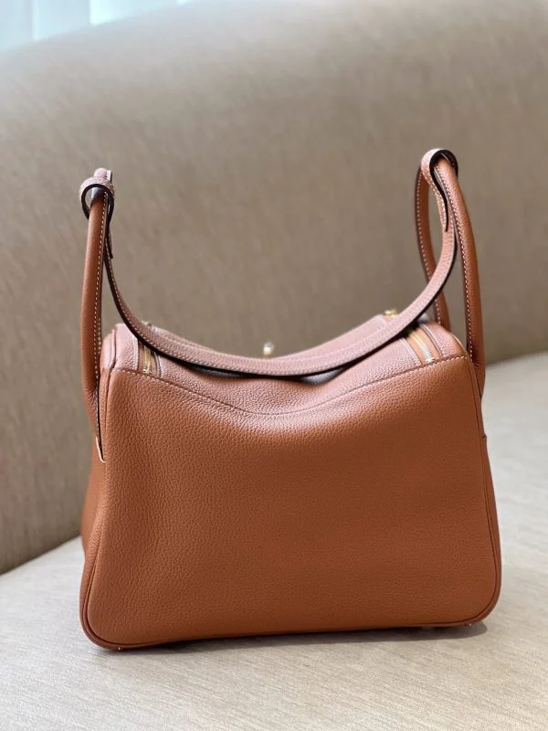 Hermès Lindy 26 Brown Gold Hardware Bag product view 6