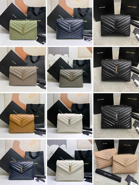 Saint Laurent Sm Loulou Monogram Quilted Leather Bag product view 2