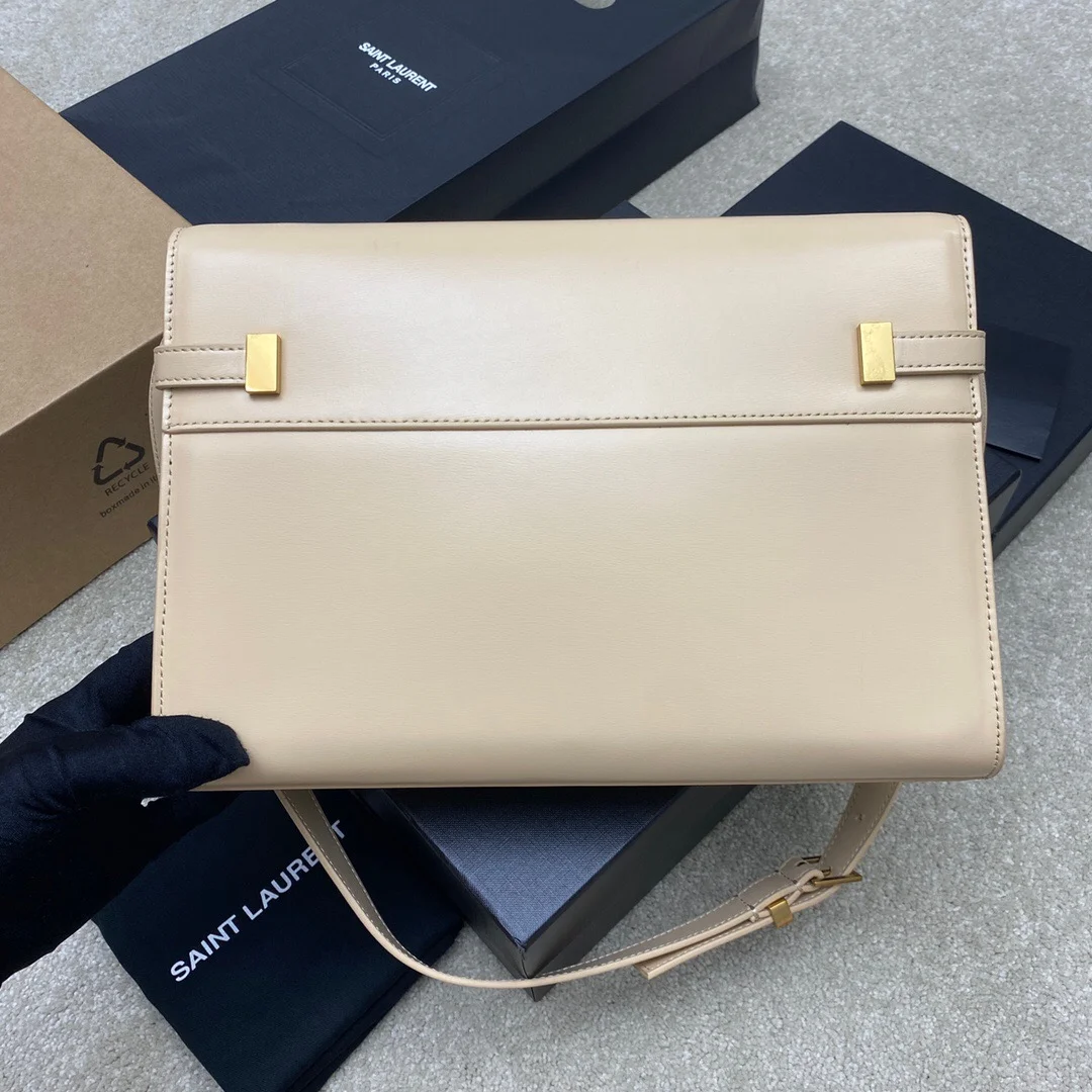 Saint Laurent Smooth Calfskin Manhattan Shoulder Bag product view 5
